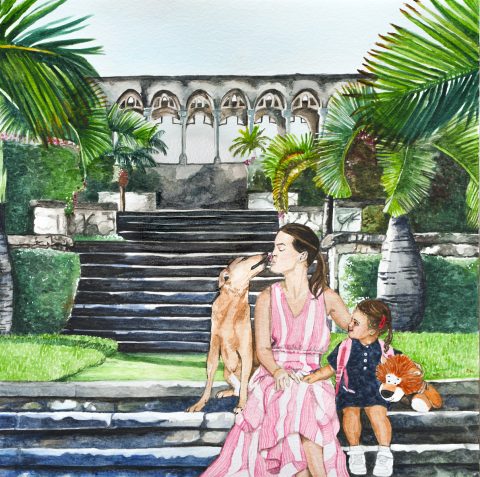 After Slim Aarons: Cloisters