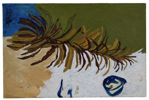 The wind shifts and the leaves settle