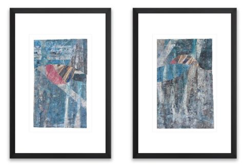 Untitled (I Am…Expanded Diptych 14 & 15)