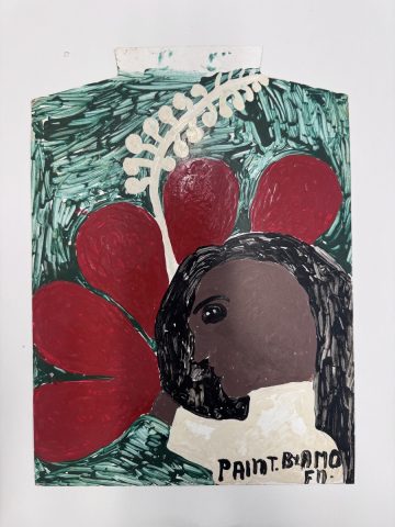 Lady with Flowers